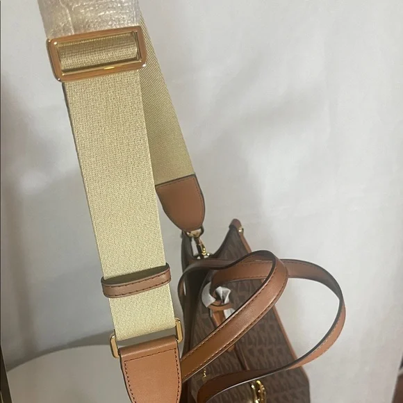 Michael Kors Dark Brown Monogram Briefcase - Picture 8 of 15